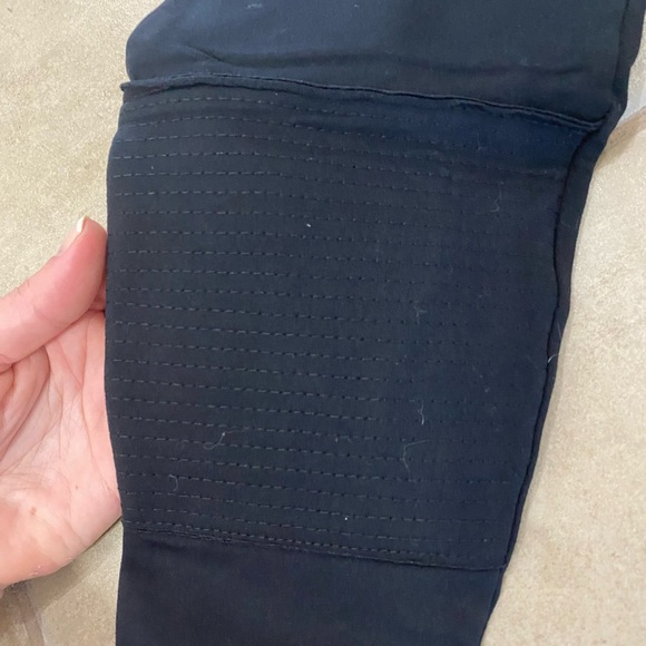 David Lerner black cropped motorcycle legging - Picture 3 of 4